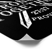 Sterker Samen IJzer Slijpt IJzer Spreuken 27_ Poster (Hoek)