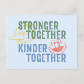 Sterker samen met elkaar briefkaart (Voorkant)