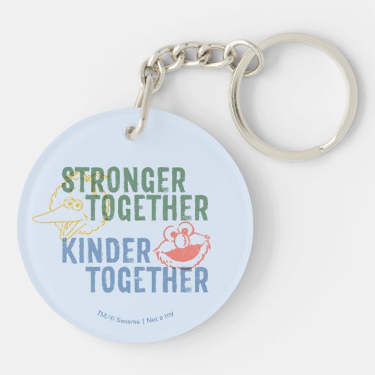 Sterker samen met elkaar sleutelhanger (Achterkant)