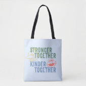 Sterker samen met elkaar tote bag (Voorkant)