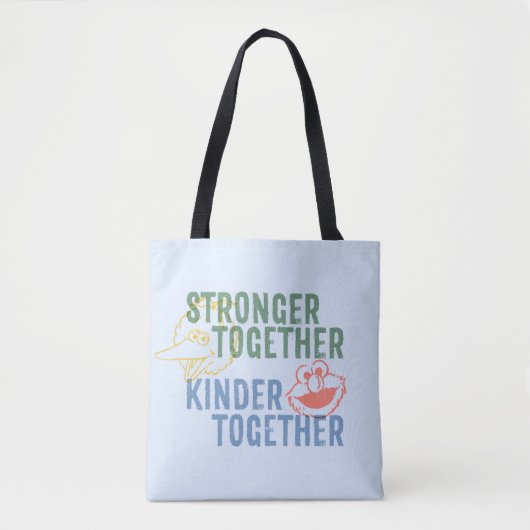 Sterker samen met elkaar tote bag (Voorkant)
