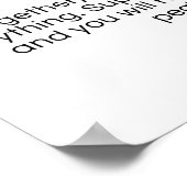 Sterker samen Motivation Quotes Poster (Hoek)