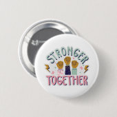 Sterker samen ronde button 5,7 cm (Voorkant /achterkant)