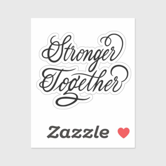 Sterker samen sticker (Vel)