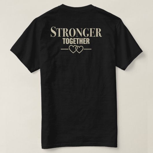 Sterker Samen T-shirt (Design achterkant)