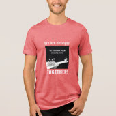 Sterker samen Tri-Blend shirt (Voorkant)