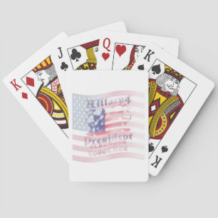Sterker samen USA Hillary 4 President Amerika Speelkaarten
