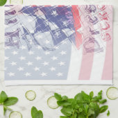 Sterker samen USA Hillary 4 President Amerika Theedoek (Gevouwen)