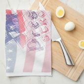 Sterker samen USA Hillary 4 President Amerika Theedoek (Quarter Fold)