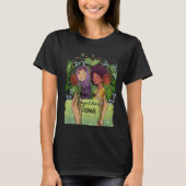 Sterker Samen Vrouwendag Portret T-shirt (Voorkant)