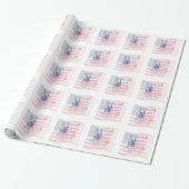 Sterker samen VS Hillary 4 President American Cadeaupapier (Uitgerold)