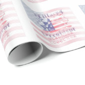 Sterker samen VS Hillary 4 President American Cadeaupapier (Rol Hoek)