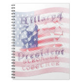 Sterker samen VS Hillary 4 President American Notitieboek (Voorkant)