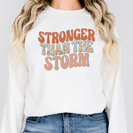 Sterker Sweatshirt Vrouwen Retro Positief Grafisch