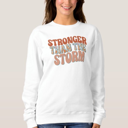 Sterker Sweatshirt Vrouwen Retro Positief Grafisch (Voorkant)