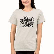 Sterker zijn dan je excuses-Bella & Canvas