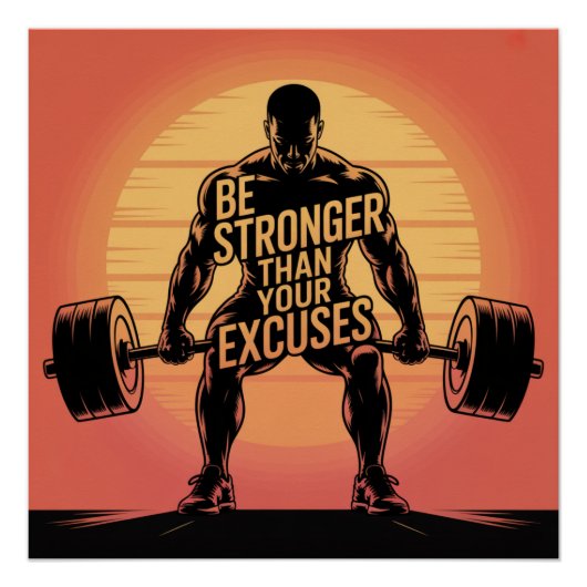 Sterker zijn dan je excuses perfect poster (Voorkant)