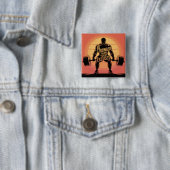 Sterker zijn dan je excuses vierkante button 5,1 cm (In situ)