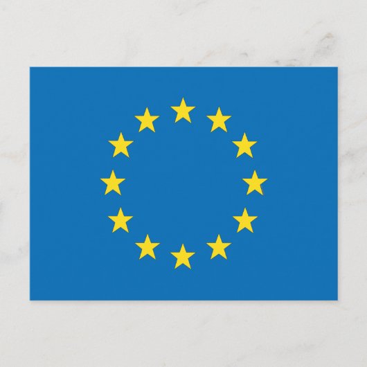 Sterkere EU-vlag (resterend) Briefkaart (Voorkant)