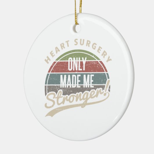 Sterkere hartchirurgie keramisch ornament (Links)