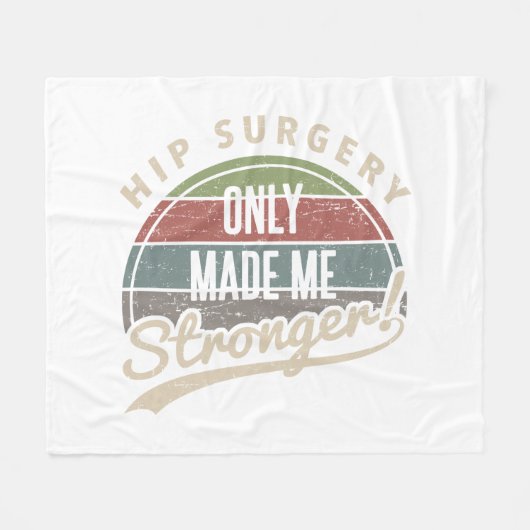 Sterkere heupchirurgie fleece deken (Voorkant (Horizontaal))