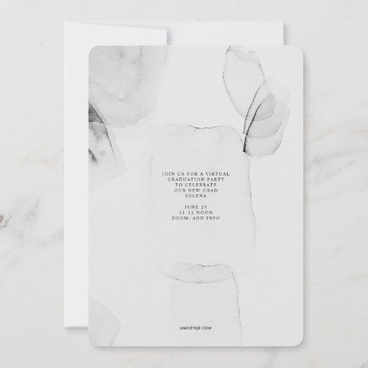 Sterkere klasse Afstuderen Uitnodiging (Achterkant)