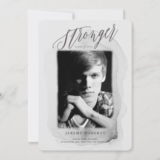 Sterkere klasse Afstuderen Uitnodiging (Voorkant)