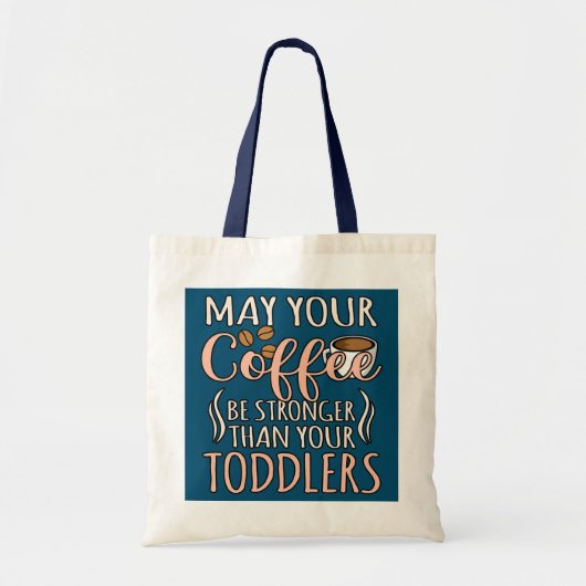Sterkere koffieleverancier Kinderopvang Tote Bag (Voorkant)