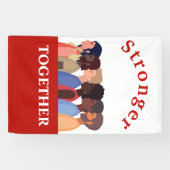 Sterkere, meer op elkaar afgestemde culturele dive spandoek (Horizontaal)