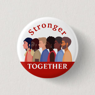 Sterkere, op elkaar afgestemde diversiteit multicu ronde button 3,2 cm