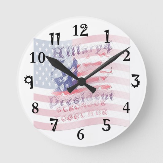 Sterkere Verenigde Staten Ronde Klok (Voorkant)