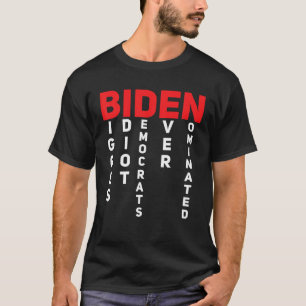 Sterkste Idiot-democraten ooit voorgedragen anti-B T-shirt