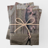 Sterkste meisje ter wereld inpakpapier vel (In situ)