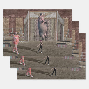 Sterkste meisje ter wereld inpakpapier vel