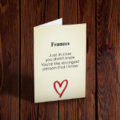 Sterkste persoon die ik  kaart ken