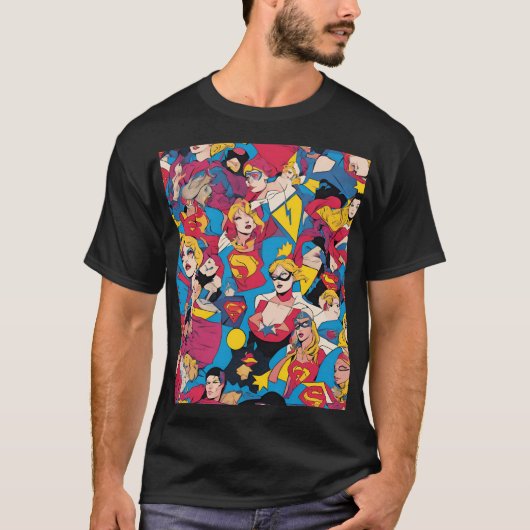 Sterkste Vrouw Hero T-shirt - Sterk Man T-shirt (Voorkant)