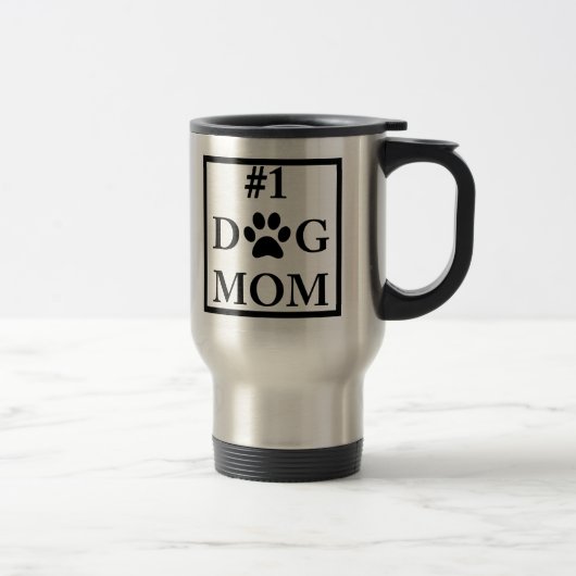 Sterkte #1 Dog Mam Travel Mug Reisbeker (Rechts)