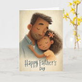 Sterkte achter elke stap Vaderdag Kaart (Gele Bloem)