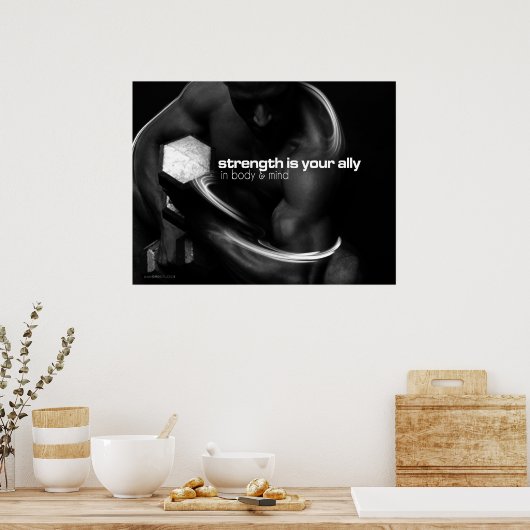 Sterkte afdrukken poster (Keuken)