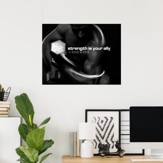 Sterkte afdrukken poster (Thuiskantoor)