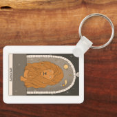 Sterkte astrologie van grote Arcana-tarotkaart Sleutelhanger (Voorkant)