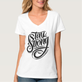 Sterkte begint binnen Stay Strong T-shirt