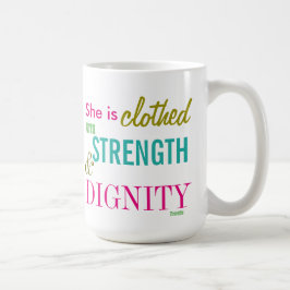 Sterkte Bijbel Verse Girls Inspirerend Koffiemok