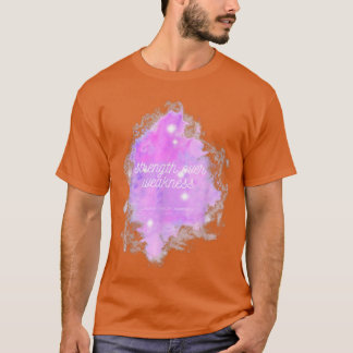 Sterkte boven Zwakte Galay Carcinoïde Cancer Awa T-shirt