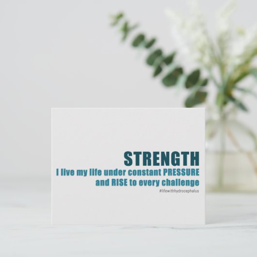 Sterkte Briefkaart (Staand voorkant)