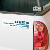 Sterkte Bumpersticker (Op Truck)
