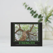 Sterkte citaat om elke dag op te fleuren briefkaart (Staand voorkant)