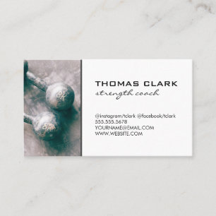 Sterkte Coach Arm Flexing Gewichten Visitekaartje