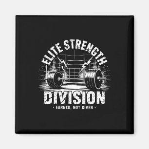 Sterkte Divisie Deadlift Club Gym Gewichtheffen Magneet