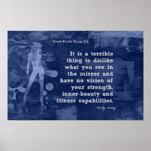 Sterkte en binnenste schoonheid! poster (Voorkant)